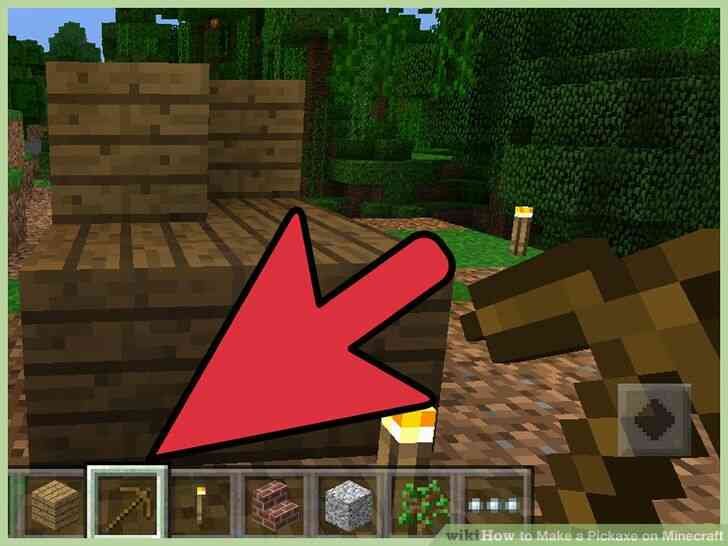 Image intitulée Faire une Pioche sur Minecraft Étape 9